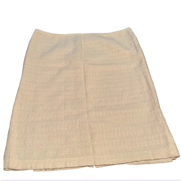 Covington cream colored mini skirt, size 14 - Picture 1 of 5